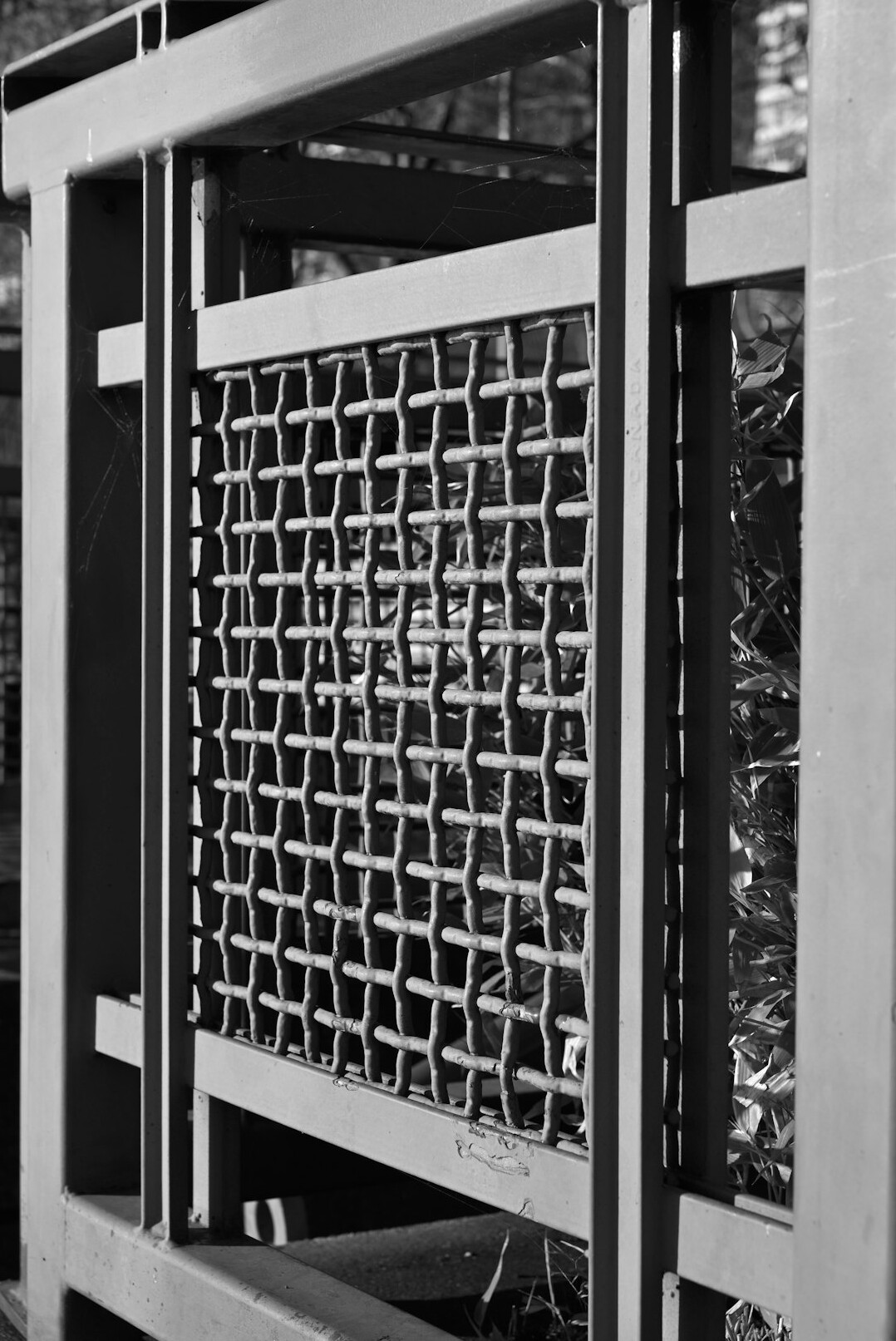 Server racks with network cables in a signal routing room
